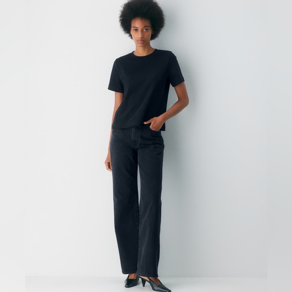 Like New Denim Forum Farrah Black Denim Jeans